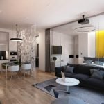 Дизайн квартиры 50 кв м +110 фото примеров и 2 проекта интерьера