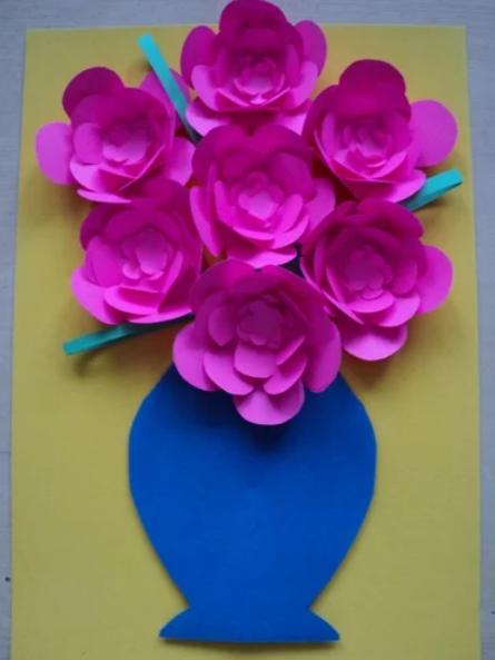 Цветы из бумаги — схемы и шаблоны для создания бумажных цветов этап 151