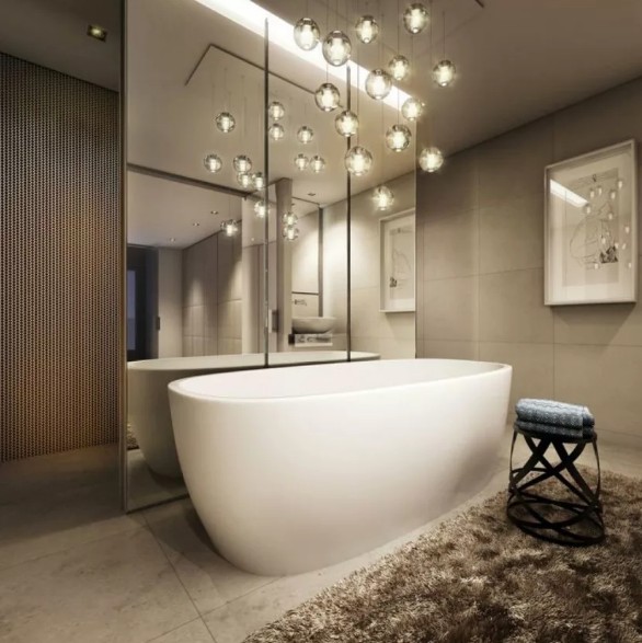 Освние в ванной комнате: 10 советов, как организовать подсветку в .